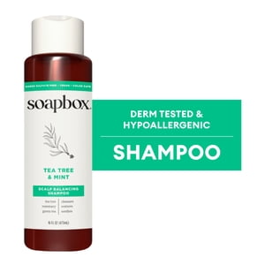 Soapbox Tea Tree & Mint Scalp Balancing Shampoo