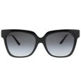 thumbnail image 2 of Michael Kors Ena  Plastic Womens Square Sunglasses Black 55.3mm Adult, 2 of 3