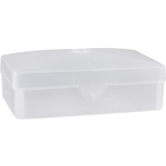 Dukal Translucent Plastic Soap Holders, 10 Count