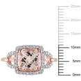thumbnail image 2 of Everly Women's Morganite 10k Rose Gold Ring, 2 of 6
