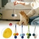 thumbnail image 1 of Set de juguetes para gatos con cuerda de sisal, bola para masticar y palo | Juguete interactivo para gatitos y gatos | Diseño duradero con triple bola | Bola de catnip entretenida | Colores surtidos, 1 of 1