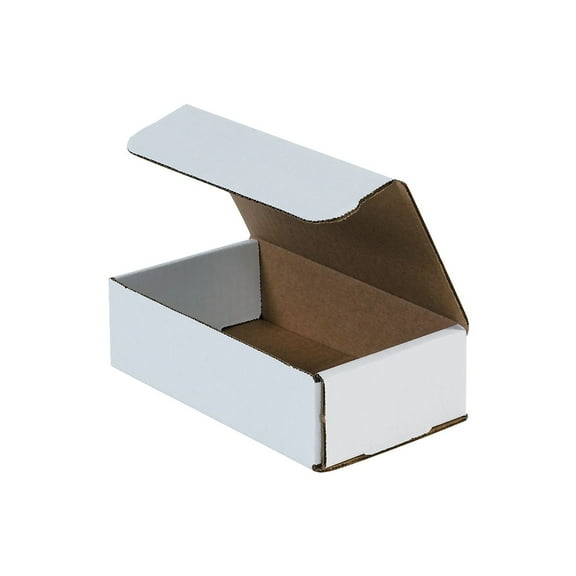 Box Partners Corrugated Mailers 8" x 6" x 1" White 50/Bundle M861