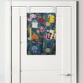 thumbnail image 2 of Underwater Hanging Pocket Organizer, Deep Sea Animals Jellyfish Anemone Fish Seahorse Shell Aquatic Ocean Cartoon, Printed Polyester Storage Bag with Pockets, 14" x 20", Multicolor, 2 of 2