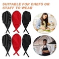 thumbnail image 3 of HEMOTON  6 Pcs Hats for Kitchen Workers Unisex Elastic Cooking Men and Women, 3 of 7