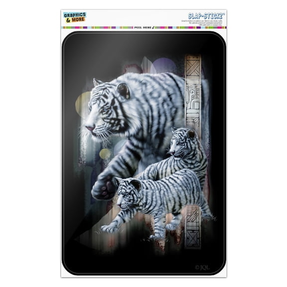 White Bengal Tigers Home Business Office Sign
