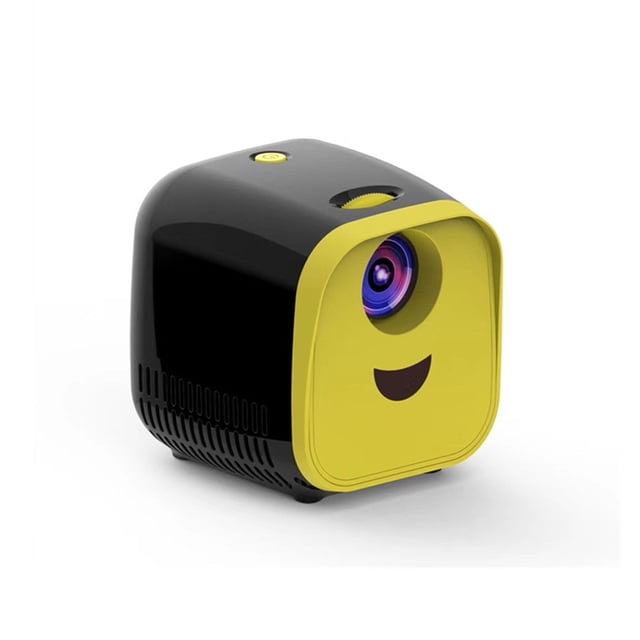 Lankey Mini proyector, proyector de vídeo LED portátil a todo Color para dibujos animados, TV, película, regalo para niños, juego de fiesta, pequeño proyector de cine en casa Lankey Proyector