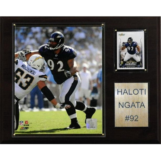 C & I Collectables 1215NGATA NFL Haloti Ngata Baltimore Ravens Plaque de Joueur