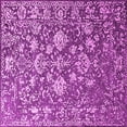 thumbnail image 1 of Ahgly Company Indoor Square Oriental Pink Industrial Area Rugs, 7' Square, 1 of 4