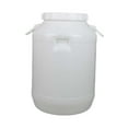 thumbnail image 1 of Cubo de polipropileno para almacenamiento de alimentos, organizador de alimentos, cubo de agua para alimento de pájaros, arroz, cafetería, restaurante 50 L redondo, 1 of 8