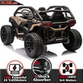 thumbnail image 6 of sopbost 24V 10Ah 2 Seater Kids UTV XL with Remote Control, Quicksand, 6 of 8