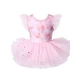 thumbnail image 2 of Afdoent Girls Fashion Dresses Elegant Ballet Practice Dress For Girls Bow Tutu Leotard Dance Performance Recital Outfit 5-6 Years, 2 of 5