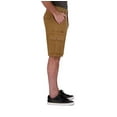 thumbnail image 3 of Iron Co  Men's Stretch Cargo Shorts in Carmel Size 36, 3 of 4