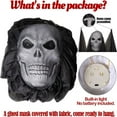 thumbnail image 5 of Scary Bar Party Decorations Fright Night Front Door Halloween Hanging Skull Head Ghost Haunted House Door Curtain Horror Props Ghost Ornament WITH LIGHT SOUND, 5 of 8