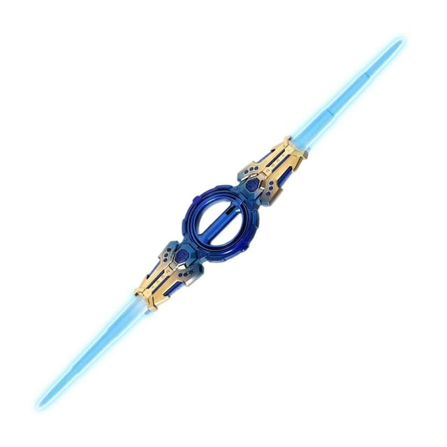Un Jouet d'Épée Lumineuse Rétractable à Double Tranchant avec Effets DEL Changeant de Couleur, Son Réaliste pour le Jeu de Rôle des Enfants et les Décorations de Fête