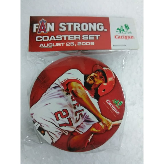 Angels Coasters Hunter, Guerrero, Rivera & Abreu Bobblehead