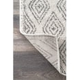 thumbnail image 2 of nuLOOM Sarina Diamonds Runner Rug, 2' x 6', Gray, 2 of 9