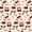 Cream Red Pink Beige, variant on Manfei Cute Bow Cherry Shower Curtain 72Wx72L,Brown Cheetah Print Bathroom Curtain