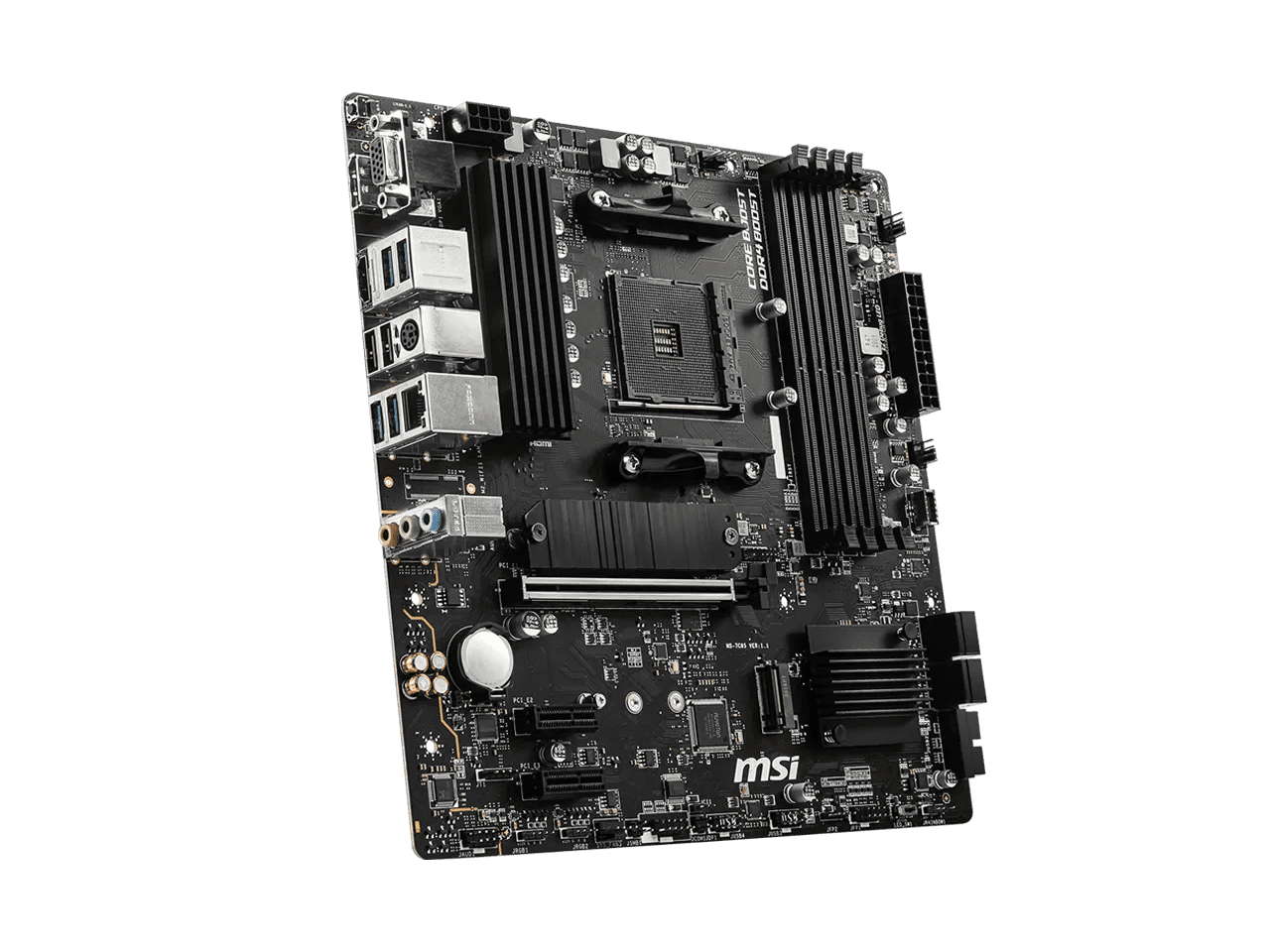 MSI B550MPROVDH B550M PRO-VDH Micro-ATX Motherboard - AM4 DDR4