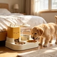 thumbnail image 4 of Distributeur Automatique pour Animaux pour Félins Bol pour Chiot Bol de Nourriture pour Animaux 2 en 1 Bol pour Animaux avec Distributeur de Nourriture et d'Eau Bol pour Animaux Double, 4 of 6