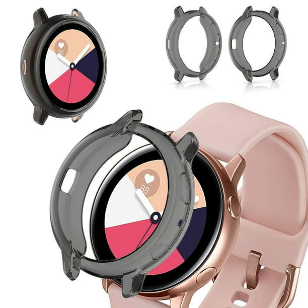 EEEkit - Compatible for Samsung Galaxy Watch Active 2 Case, TPU Scratch-Resist Frame Protective