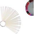 thumbnail image 2 of DouHu Nail Art Tips Colour Pop Sticks Display Fan Practice Starter Ring White, 2 of 5