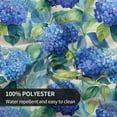 thumbnail image 6 of Blue Green Hydrangea Leaf Round Tablecloth 60 Inch Rustic Farmhouse Decorative Table Cloths Washable Table Cover for Home Party Seasonal Holiday Kitchen Dining Decor, 6 of 7