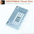 thumbnail image 2 of 5220TP00642 Needle Plate Fit KingTex FT6500 CT9000 FTD7000 Industrial Coverstitch (Interlock) Sewing Machine 6.4mm Needle Gauge, 2 of 6
