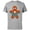 Athletic Heather, variant on Marvel Spider-Man Toon Holiday Gingerbread Man Cookie - Short Sleeve Cotton T-Shirt for Adults - Customized-Red