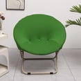 thumbnail image 6 of Gumesh Saucer Chair Cover, Stretch Round Moon Chair Cover, Removable Spandex Jacquard Fabric Soft Saucer Chair Covers for Adults, Machine Washable, 6 of 6