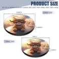 thumbnail image 2 of Electric Stove Burner Covers, Set of 4, Round Burner Cover,8 and 10 Inch,Cute_Cat_Wearing_Goggles_And_Sitting_On_The_Wing_Of_Airplane, 2 of 4