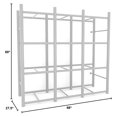 Bin Warehouse Rack 12 Tote Storage System PVC Wall Mounted Shelving ...