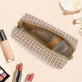 thumbnail image 5 of Unique Bargains 1 Pc Woven Pencil Case Braided Style Drawstring Makeup Bag for Vacation Brown Knitting, 5 of 6