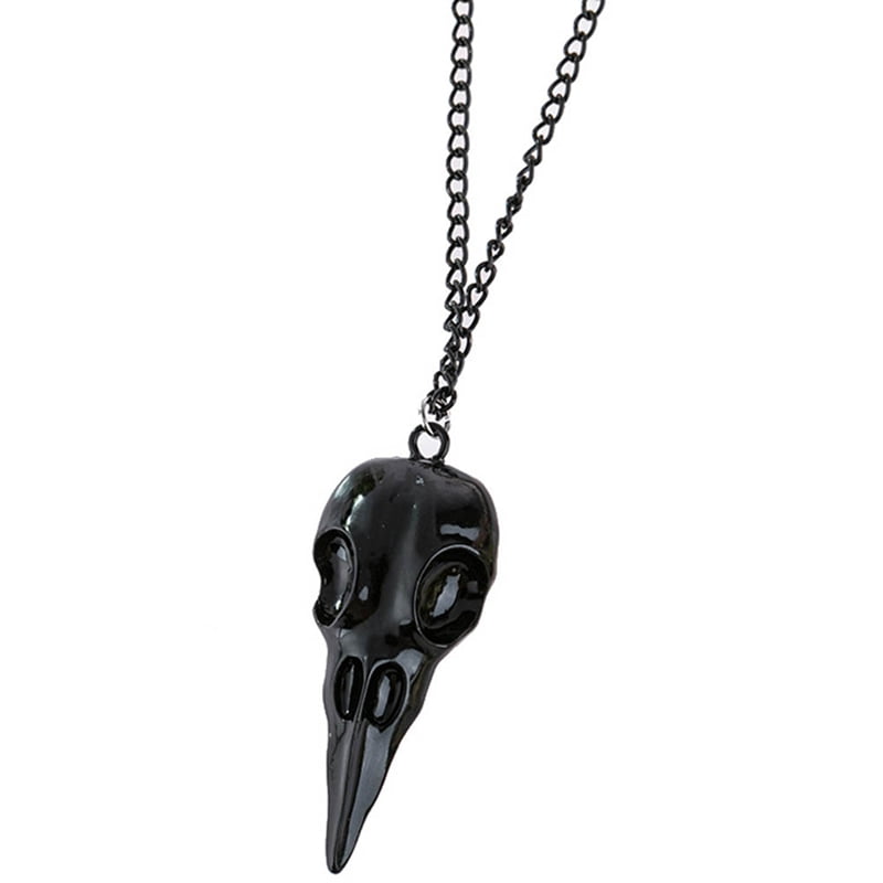 SHIYAO Crow Skull Pendant Necklace for 