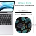 thumbnail image 2 of ERDS-Small Mouse Pad 6.6 Inch, Takes up Wrist and Mouse Space, Waterproof Compact Mini Mouse Mat for Laptop Computer Wireless Mouse Keyboard Home Office Travel,Tropical Plant, 2 of 4