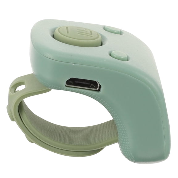 LEORX Digital Ring Counter Silent Design Silicone for Counting Dark Green 1Pack