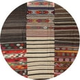 thumbnail image 1 of Ahgly Company Indoor Round Contemporary Brown Southwestern Area Rugs, 8' Round, 1 of 6