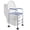 Blue, variant on Shgeyfdj Toilet Riser for Seniors – Heavy-Duty Stainless Steel Frame, Non-Slip Rubber Feet, Toilet Seat with Armrests, Suitable for any Toilet