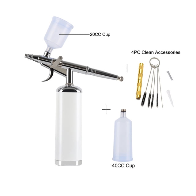 Airbrush With Compressor Automatic Oxygen Infusion Apparatus Trigger Spary Gun Body Tan Cookies Facial Craft Cake Pneumatic Tool ,Unique Blowing