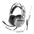 thumbnail image 4 of Computer Earphones Head Mounted Desktop Laptop 7.1 Channel USB Illuminated Chicken Eating Internet Headset, 4 of 7