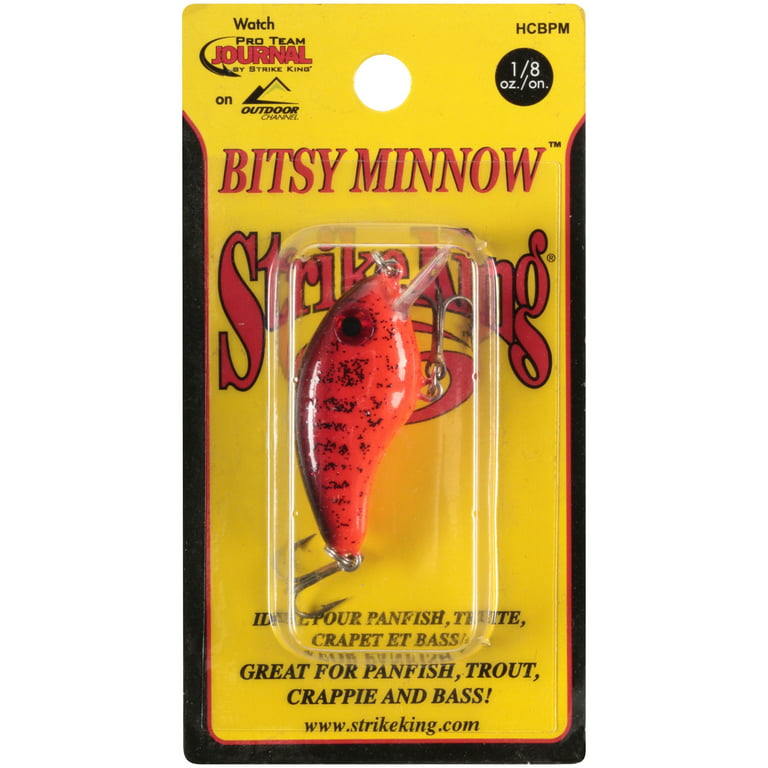 Strike King Bitsy Minnow - Chili Craw