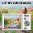 thumbnail image 5 of Compact Camera Qwtwty CCD 1080P HD Macro Digital Camera 2.8‘’ IPS Screen 16X Auto Focus Recording Selfie Beauty Filter Student Camera Christmas Gift, 5 of 7