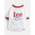 thumbnail image 2 of Kacey Lee Music Note Golden Texas Pet Tee for Cats and Dogs, White, Extra Small, 2 of 7