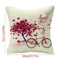 thumbnail image 2 of Valentine's Gift Valentine's Day Linen Throw Pillow for Case Modern Decorative Sofa Cushion Cover, 2 of 10