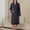 Dark Gray, variant on Ynynloco Robes for Women - Super Bathrobe Soft Cozy Fleece Womens V Neck Kimono Robe Plush Long Bathrobe