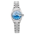 thumbnail image 1 of Pre-Owned Rolex Datejust 26MM 6916 Blue Mother of Pearl Diamond Dial Smooth Bezel Stainless Steel Jubilee Bracelet, 1 of 8