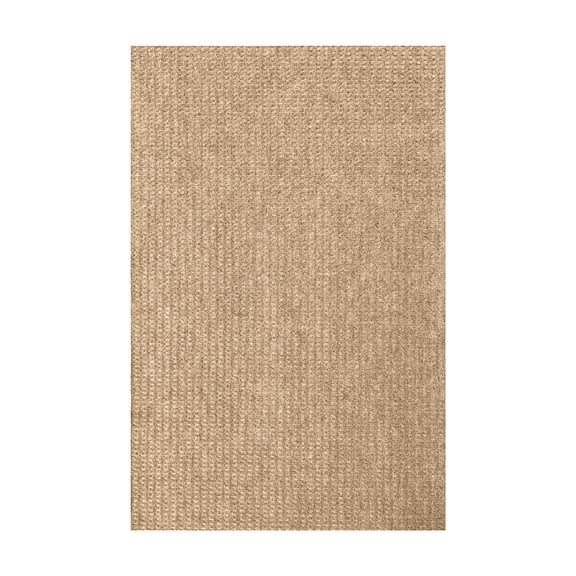 2'x3' Soft and Durable Interlace Indoor - Outdoor Area Rugs Lightweight and Flexible for Easy Cleaning and Transport (Color: Chestnut)