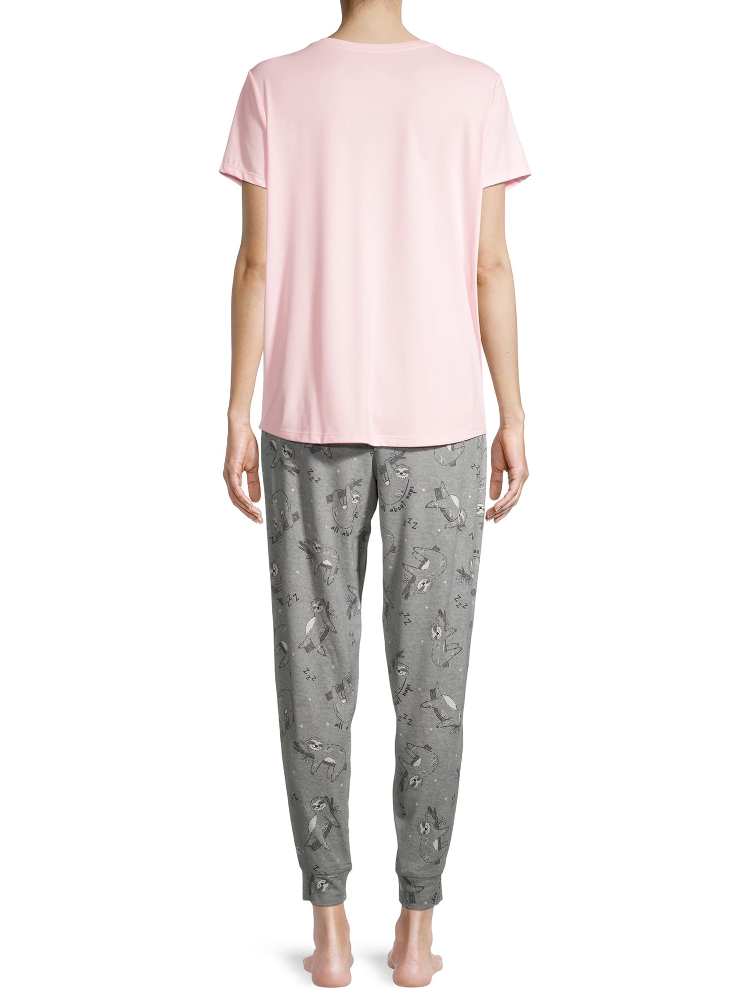 Secret Treasures Women's and Women's Plus Sloth PJ Set