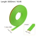 thumbnail image 2 of Uxcell 9mm x 5000mm Flexible TPE Self Adhesive U-Shape Veneer Edging Edge Banding Green, 2 of 6