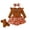 Coffee, variant on Zylarhe Kids Halloween Romper Set Plaid Prints Ruffles Shorts Outfit Boys Girls Orange 0-3 Months