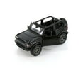 thumbnail image 2 of 2022 Ford Bronco Open Top, Black - Kinsmart 5438DA/B - 1/34 Scale Diecast Model Car, 2 of 4